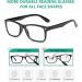 Eyekepper Spring Hinges Vintage Style Reading Glasses - Black +3.0 Quality Readers for Comfortable Vision - Buy Online on GoSupps.com