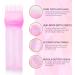 2 PCS Root Comb Applicator Bottle 6 Oz Hair Oiling Applicator Bottle with Graduated Scale Hair Dye Brush Oil Bottles for Hair Styling Profssional Hairdressing Coloring Styling Tool(Whie & Purple) - Buy Online on GoSupps.com