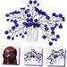 DOITOOL Bridal Wedding Comb Bride Hair Comb Kids Comb Decorative Hair Combs Diamond Hair Accessories Tiara Bridal Headpieces Banquet Dress Branches and Leaves Copper Wire - Buy Online on GoSupps.com
