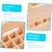 Healeved Essential Oils Storage Box - Wooden Dispenser & Presentation Stand for Travel | Premium Quality Massivwood Container - Buy Online on GoSupps.com