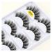 UAMOU 2/20/100 Boxes Mink Lashes Eyelashes 5 pairs Natural Curly Fake Eyelashes Thick Maquiagem Lash Extension Makeup Tools Cheerfully (Color : 5 pairs G615 Size : 10 boxes)
