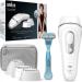 Braun IPL Silk Expert Pro 3 hair removal device women/men 3 attachments visible hair removal designed in Germany Venus razor alternative to laser hair removal PL3221 white/silver old - PL3221