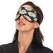 WELLDAY Black Daisy Sleep Mask - Adjustable Eye Shade Cover for Men and Women - Buy Online on GoSupps.com