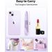 Heated Eyelash Curler with LED Display - USB Rechargeable, 4 Temp Settings, Long Lasting Natural Curl - Best Seller for Women - Purple - Buy Online on GoSupps.com