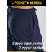 MIER Men's 7 Inch Workout Running Shorts - Lightweight Athletic Shorts with Zipper Pockets - Quick-Dry Gym Active Shorts in Navy (Small) - Buy Online on GoSupps.com