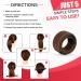 Glamza Women's Magic Hair Bun Snap Styling Donut Former French Twist Band Maker (Brown) - Buy Online on GoSupps.com