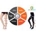 GPAR Premium Medical Compression Stockings Class 2 - Unisex 23-32 mmHg Toe-Locked Thigh-High for Varicose Veins Edema Leg Pain & Thrombosis - Size S Black - Buy Online on GoSupps.com