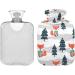 Naanle Christmas Tree Fox Hot Water Bottle - 1L Transparent - Warm & Cold Therapy - Hand & Foot Warmer for Pain Relief - Buy Online on GoSupps.com