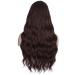AMZCOS Long Wavy Brown Wig with Bangs for Women | Heat Resistant Synthetic Hair | Daily Wear Wig (Brown) - Buy Online on GoSupps.com