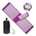 Dunlap massage cushion upgrade long nonlip acupressure pillow massage matte applicator back pain foot massager fitness pilate massage pillow (size: update3pc purple)