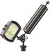 Seafrogs 12'' Carbon Fiber Float Arm - Lightweight Buoyancy System for Underwater Camera Lighting - Diving Tray Video Light/Strobe Connector (GA-8) - Buy Online on GoSupps.com