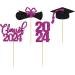 36 Pack Graduation Cupcake Toppers 2024 Glitter Class Of 2024 Cupcake Toppers 2024 Cupcake Toppers Graduation Cupcake Picks Graduation 2024 for Graduation Party Decorations 2024 Purple - Buy Online on GoSupps.com