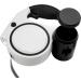 Ultra White Extendable Dog Lead with LED Light & Waste Bag Holder - 5m Retractable Leash for Large Dogs - Reflective & Strong Training Lead for Small, Medium, and Large Dogs - Buy Online on GoSupps.com