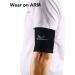 Diabetes Insulin Arm Band - Sensor Cover Fixation for Insulin Pod Monitoring - Diabetic Gifts for Men, Women, Kids - Sports Friendly - M Black - Buy Online on GoSupps.com