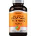 Piping Rock Liposomal Vitamin C 1650mg | 250 Softgels | High Potency | Non-GMO Gluten Free