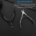 FERYES 1/2 Jaw Cuticle Cutters - Professional Stainless Steel Nail Cuticle Clippers in Black - Buy Online on GoSupps.com