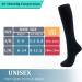 Fenglaoda 4 Pairs Compression Socks 20-30mmHg for Men & Women - Knee High Nurse Pregnant Medical Running Travel Athletic Socks - D-4Pairs Black/White - Large-X-Large - Buy Online on GoSupps.com