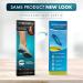Plantar Fasciitis Insoles with Arch Support for All-Day Pain Relief - Unisex Blue Men 11-11.5 - Buy Online on GoSupps.com