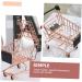 FRCOLOR Rose Gold Makeup Products Storage Rack & Trolley | Trendy Iron Clothes Drying Cart - 12x10.5x8 CM - Shop Internationally - Buy Online on GoSupps.com