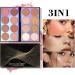 Eyeshadow Makeup Palette Matte Shimmer Makeup Palette | Long Lasting Bright Color Eye Makeup Palette Natural Colors Make Up Shadows Pw tools - Buy Online on GoSupps.com