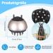 2-in-1 Hair Scalp Applicator & Massage Brush - 30ml Scalp Oil Applicator for Essential Oils - Champagne Gold - Buy Online on GoSupps.com