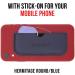 Armless Reading Glasses for Men & Women | Blue Light Blocking Unbreakable Pocket-Size Anti-Glare Hermitage Round Red +2.5 - Buy Online on GoSupps.com