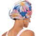 Colored Daisy Flower Hair Towel 2 Pack - Super Absorbent Quick Dry Hair Turbans for Women & Girls - Buy Online on GoSupps.com