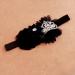 Nishine Baby Christening Headband Toddler Girls Fabric Flower Headband Tiara Stretchy Elastic in Pairs (Red/Black) - Buy Online on GoSupps.com