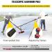photovoltaic cleaner Window Cleaning Poles Extension Pole Squeegee Window Washer Combo/Glass Cleaning Tools for Indoor/Outdoor High Window 55cm Brush Head 5M/17FT - Buy Online on GoSupps.com