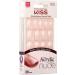 KISS Salon Acrylic French Nude Collection Graceful Medium Length Nude Fake Nails Includes 28 False Nails Nail Glue Nail File and Manicure Stick (Packing May Vary) 28 count (Pack of 1) - Buy Online on GoSupps.com