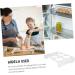 Uonlytech 1 Set Egg Holder Dispenser for Refrigerator Eggs Food Tray Fridge Filling Mustard Acrylic - Buy Online on GoSupps.com