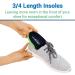 Vivesole 3/4 Orthotics Arch Support Insoles - High Arch Support for Flat Feet, Plantar Fasciitis, and Lower Back Pain Relief - Men's (9.5 US) - Buy Online on GoSupps.com