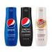 Sodastream syrup bundle Pepsi Pepsi Max and Wauf Schwap Zero 3x 440ml beverage syrup for up to 9 liters of finished drink Pepsi Bundle 3