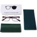 Cvantus Blue Light Blocking Glasses for Men & Women | Tortoise Square Design Glare-Free Computer Glasses - SOEC 100 C2 - Buy Online on GoSupps.com