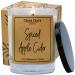 Cedar Crate Market - Spiced Apple Cider Candles for Home - Scented Soy Wax Candles Gifts for Women and Men Aromatherapy Candles - 13.5 oz Clear Jar Made in The USA