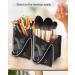 Portable Makeup Brush Organizer Bag | High Capacity Professional Artist Holder | Waterproof & Dust-proof | Black Small - Buy Online on GoSupps.com