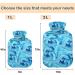 Naanle Watercolor Heat Bottle Ocean Waves Design | 1L Hot Water Bottle for Bed & Therapy | Ideal for Hand & Feet Relief | Convenient Transparent Bag Included - Buy Online on GoSupps.com