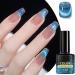 Gel Nail Polish Glitter Cat Eye Gel Nail Varnish 9D Magnetic UV/LED Soak-Off Gel Nail Varnish Highly Pigmented Sparkling Blue Nail Gel Shimmer Nail Art Manicure Salon DIY