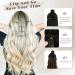 BARSDAR Clip-In Hair Extensions | 5 PCs Long Wavy Thick Synthetic Hair | 45 cm Honey Blonde - Soft & Natural for Women & Girls - Buy Online on GoSupps.com