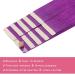 Buy If-Salt Purple Tape Extensions - 10pcs Real Hair 25g 45cm | Invisible Smooth Extensions for Girls - Buy Online on GoSupps.com
