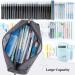 Homecube Pencil Case Cosmetic Bag Student Stationery Pouch Bag Office Storage Organizer for Girl Boy Women Men - Dark Gray - Buy Online on GoSupps.com