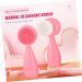 OHPHCALL Silicone Face Brush Hand Scrubber Face Spa Brush Face Cleansing Brush Handheld Face Brush Cleansing Facial Brush Deep Facial Cleaning Brush Silica Gel Portable Accessories Pink 12x4.5cm - Buy Online on GoSupps.com