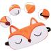 BONUCI Unicorn Sleep Mask for Kids - Rainbow Plush Eye Cover for Girls, Teens and Women - Cute Animal Sleeping Mask for Party, Travel, Nap and Lunch Breaks - Buy Online on GoSupps.com