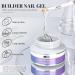 Morovan Builder Gel for Nails - 2oz Clear Hard Gel | 5-in-1 Strengthening Gel for DIY Nail Art & Salon Use - Buy Online on GoSupps.com