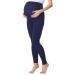 Be Mammy Womans Maternity Leggings Tights BE20-230 S Navy Blue