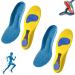 Norelie insert Norelie orthopedic insoles to support the vaulted vault Comfortable insole plane planar fasciitis (yellow+yellow 41-42) 41-42 yellow+yellow