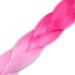 Ombre Braiding Hair Pink/Light Pink 3pcs Jumbo Extension 24 Inch for Box Braids & Twists | Hot Water Seal, Real Soft - Buy Online on GoSupps.com