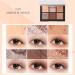 Buy Korean Naked Nude Eyeshadow Palette - 6 Color Neutral Matte & Shimmer Highly Pigmented Waterproof Makeup Set - Buy Online on GoSupps.com
