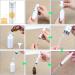 DKBT Small Fine Fog Spray Bottles - 60ml White Plastic Atomizer - 2 Pack for Perfume & Water - Travel-Friendly Mini Empty Spray Bottles - Buy Online on GoSupps.com