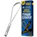 Mastermedi Tongue Scraper Bad Breath Treatment for Adults & Kids Food Grade 100% Stainless Steel Tongue Scrapers for Oral Care 1 Count (Pack of 1)